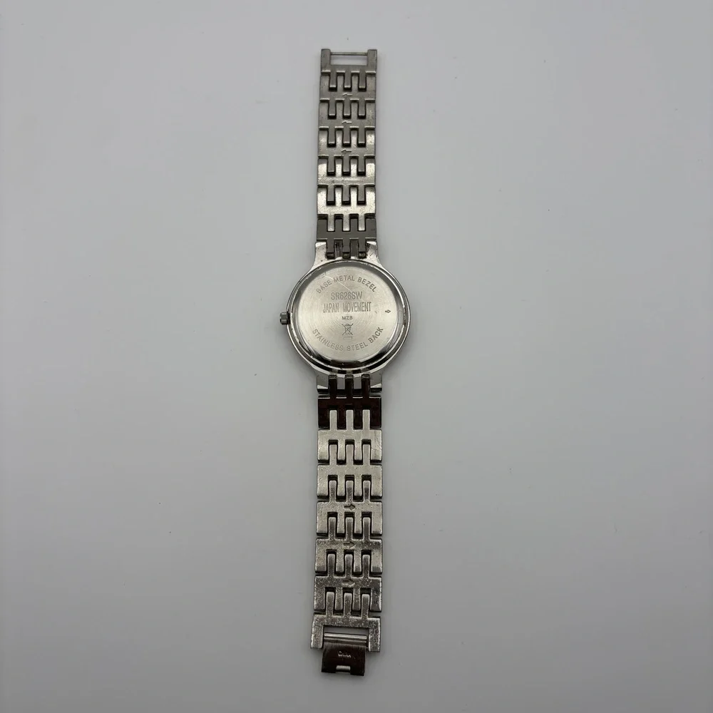 Gruen Men's Watch Stainless Steel Men's Watch Black Dial Japan Movement 38mm
